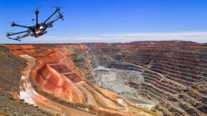 Drone khảo sát địa hình mỏ khoáng sản